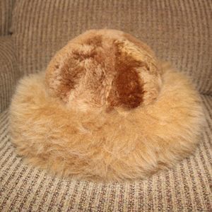 Authentic Vintage Cruelty Free Alpaca Fur Hat